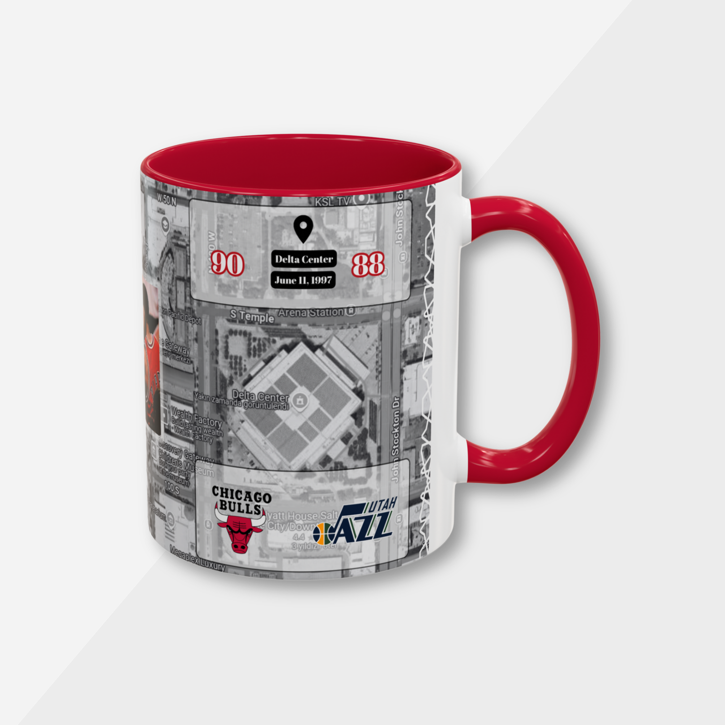 Michael Jordan Flu Game Mug